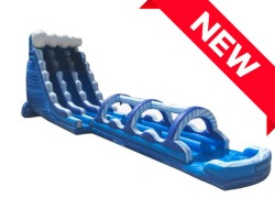 22' Blue Marble Dual Lane Extended Slide