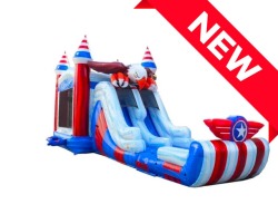MEGA Eagle Bounce House and Slide