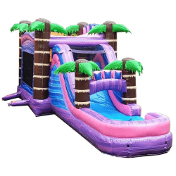 IMG 1085 1770232579 MEGA Tropical Purple Bounce House and Slide